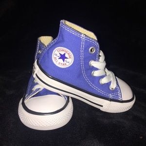 Infant Size 5 Blue Converse